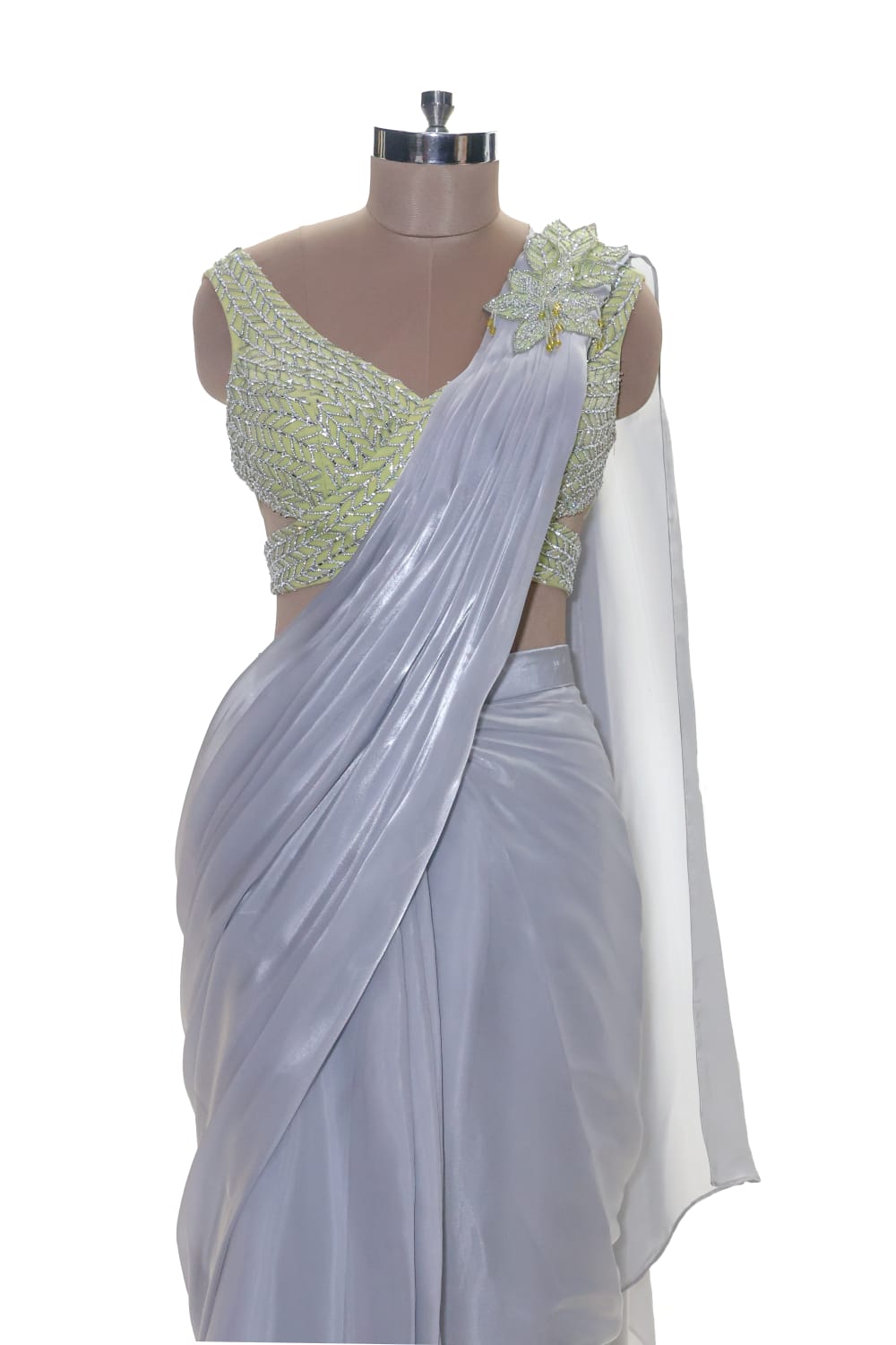 Cocktail Chic Pleated Saree