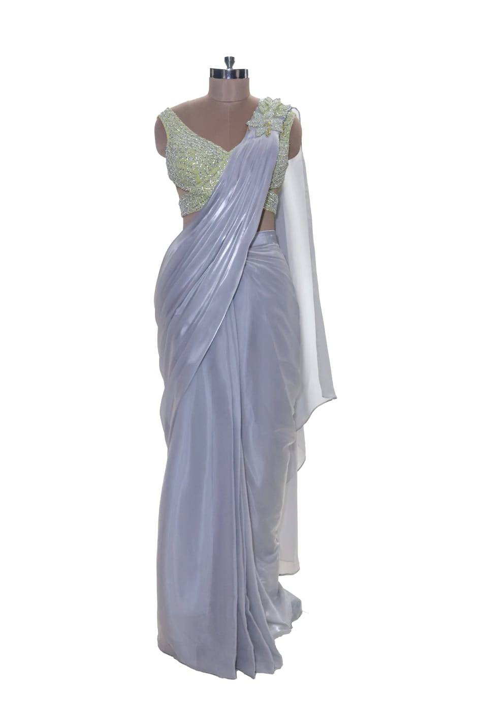 Cocktail Chic Pleated Saree