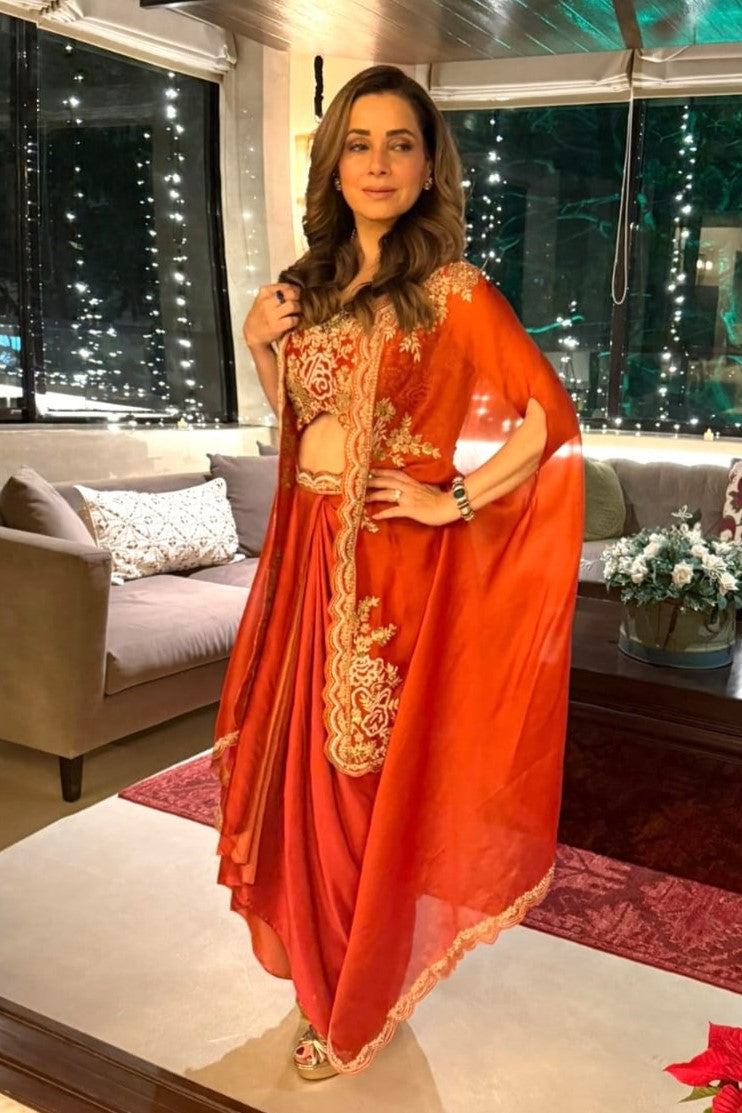 Designer Fusion Wear Ensemble - Neelam Kothari's Choice