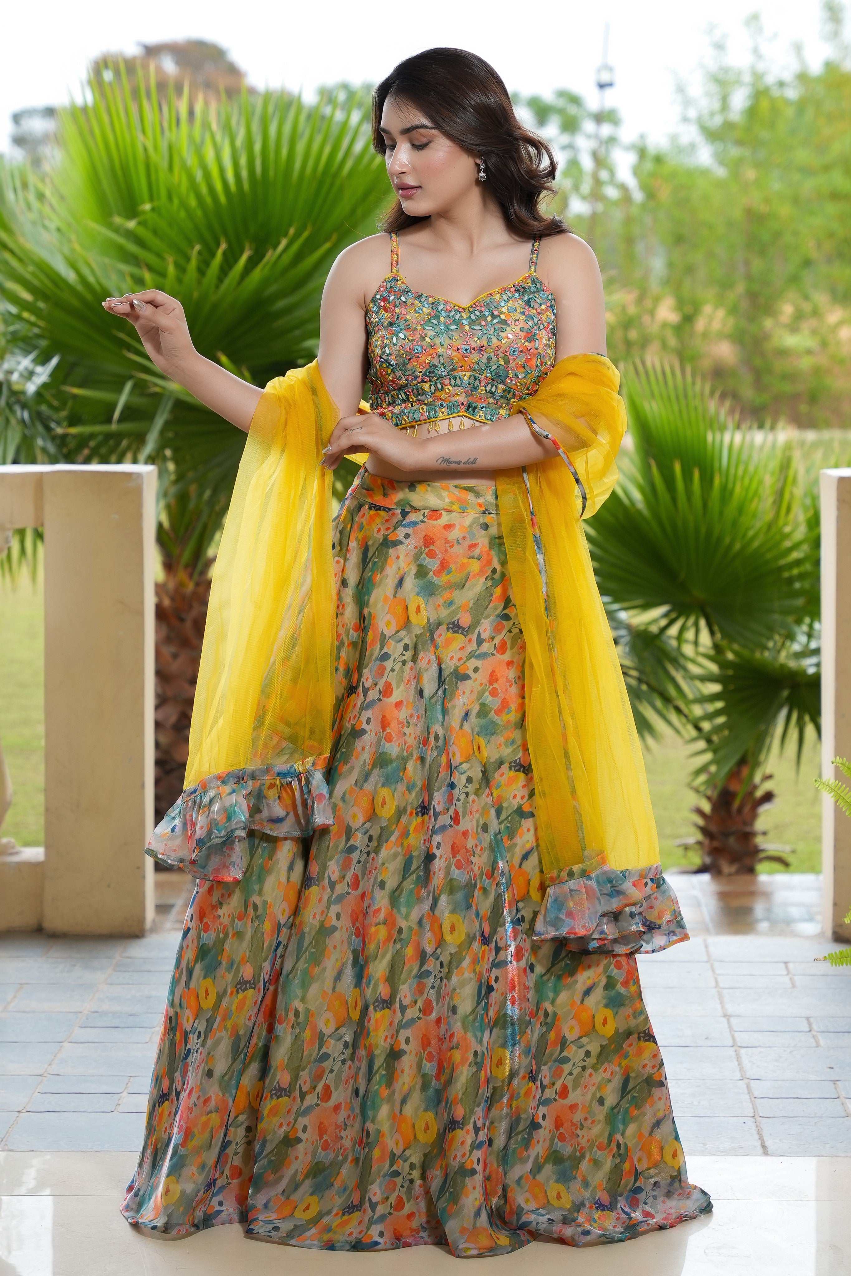 Beautiful Digital Printed Lehenga Choli With Dupatta