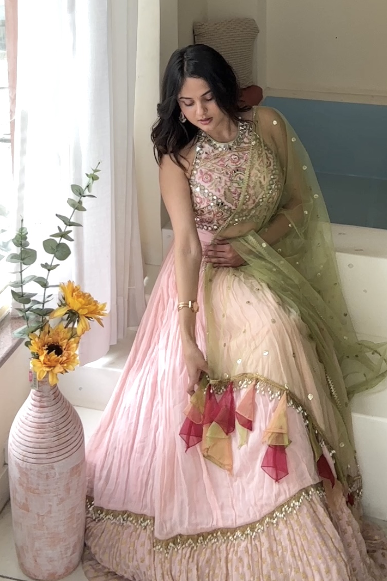 Designer Lehenga Choli - Kriti Kharbanda's & Niti Taylor's Choice