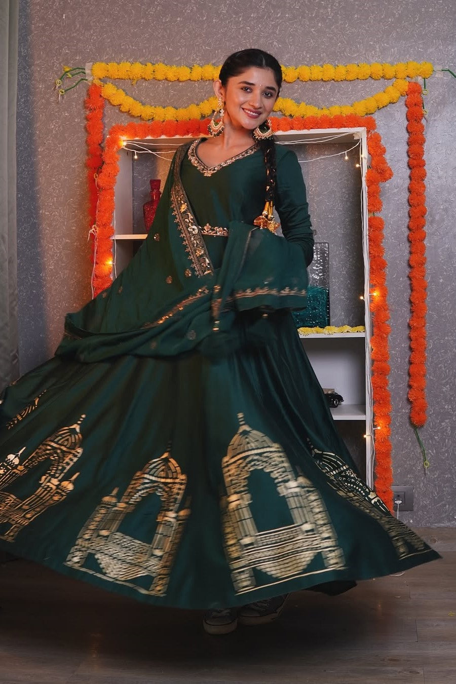 Designer Wear Anarkali Suit - Kanika Mann's Choice