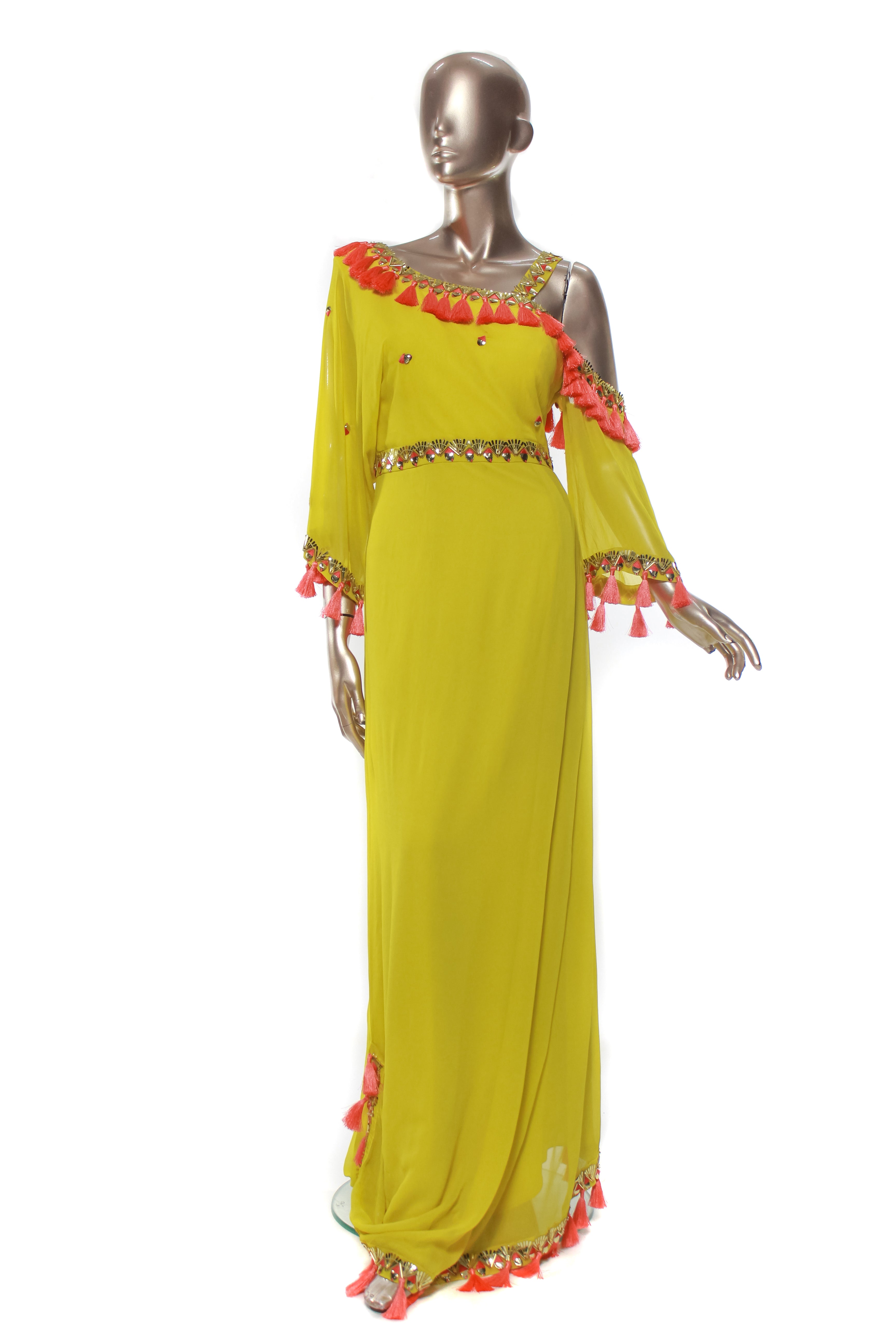Designer Indo-Western Floor Length Outfit - Amyaela's Choice