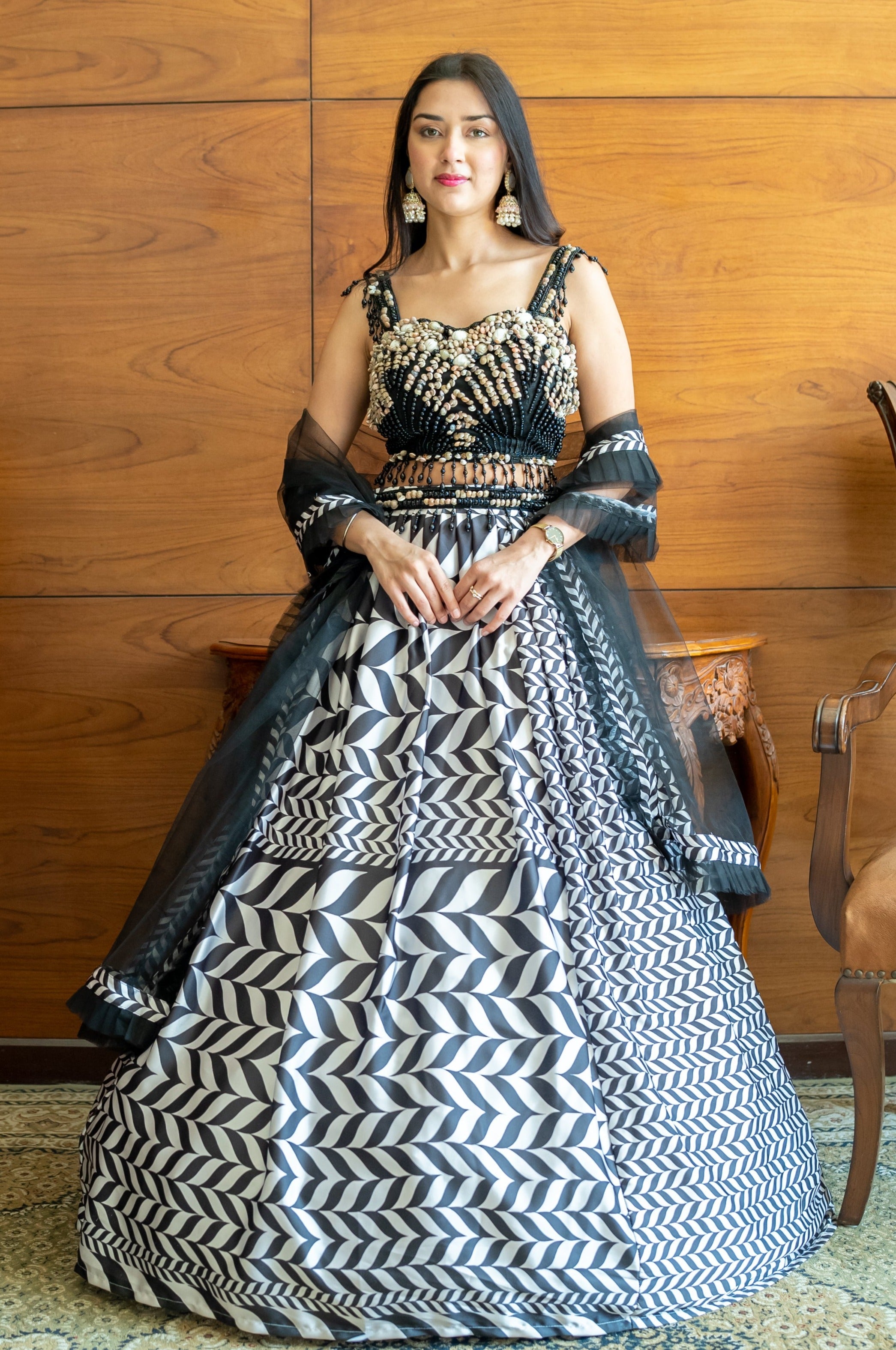 Wedding Wear Monochromatic Lehenga