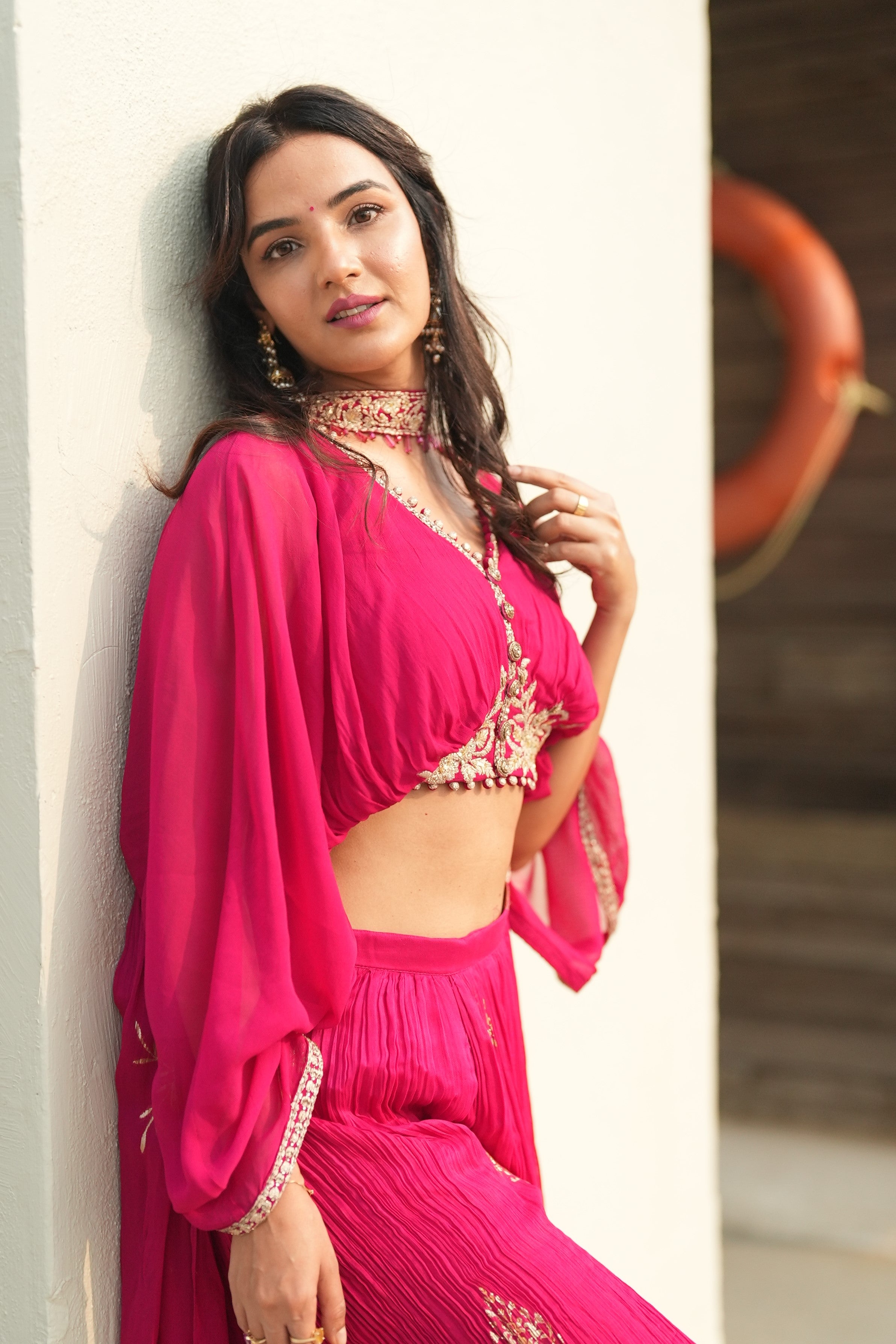 Designer Indo Western Outfit - Jasmin Bhasin's Choice