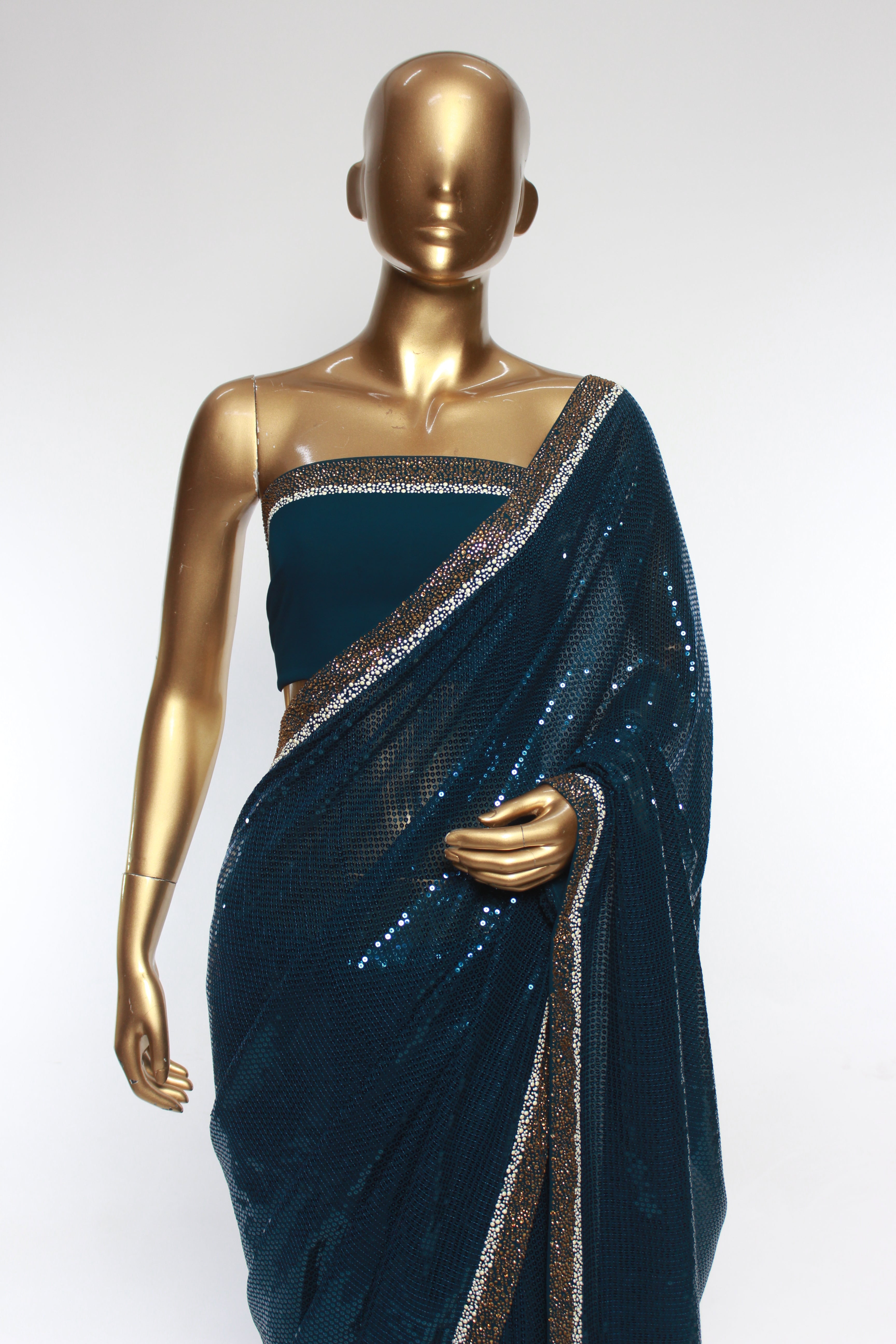Designer Sequinned Saree - Isha Borah's Choice