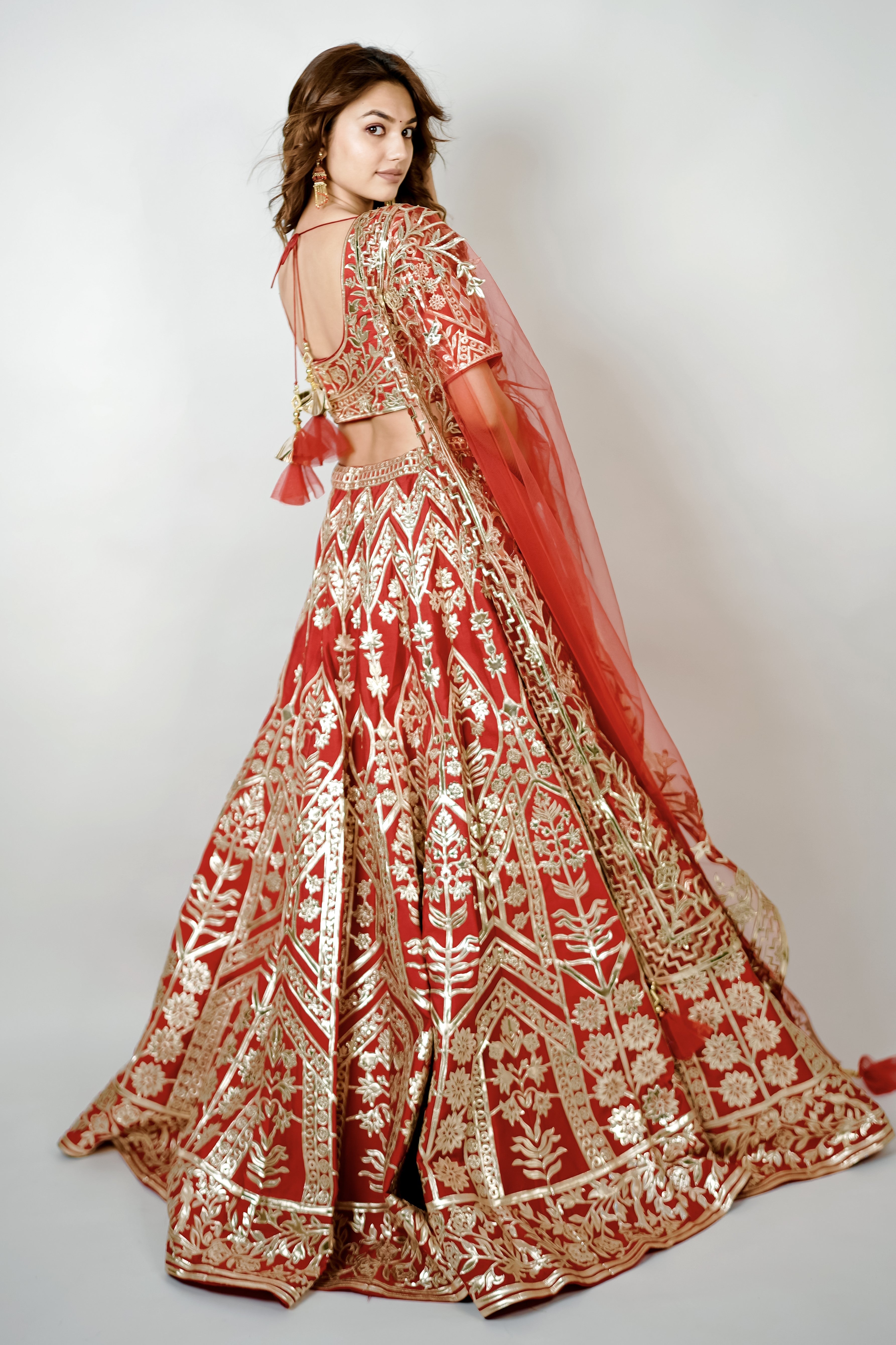 Wedding Wear Bridal Lehenga Set with Dupatta