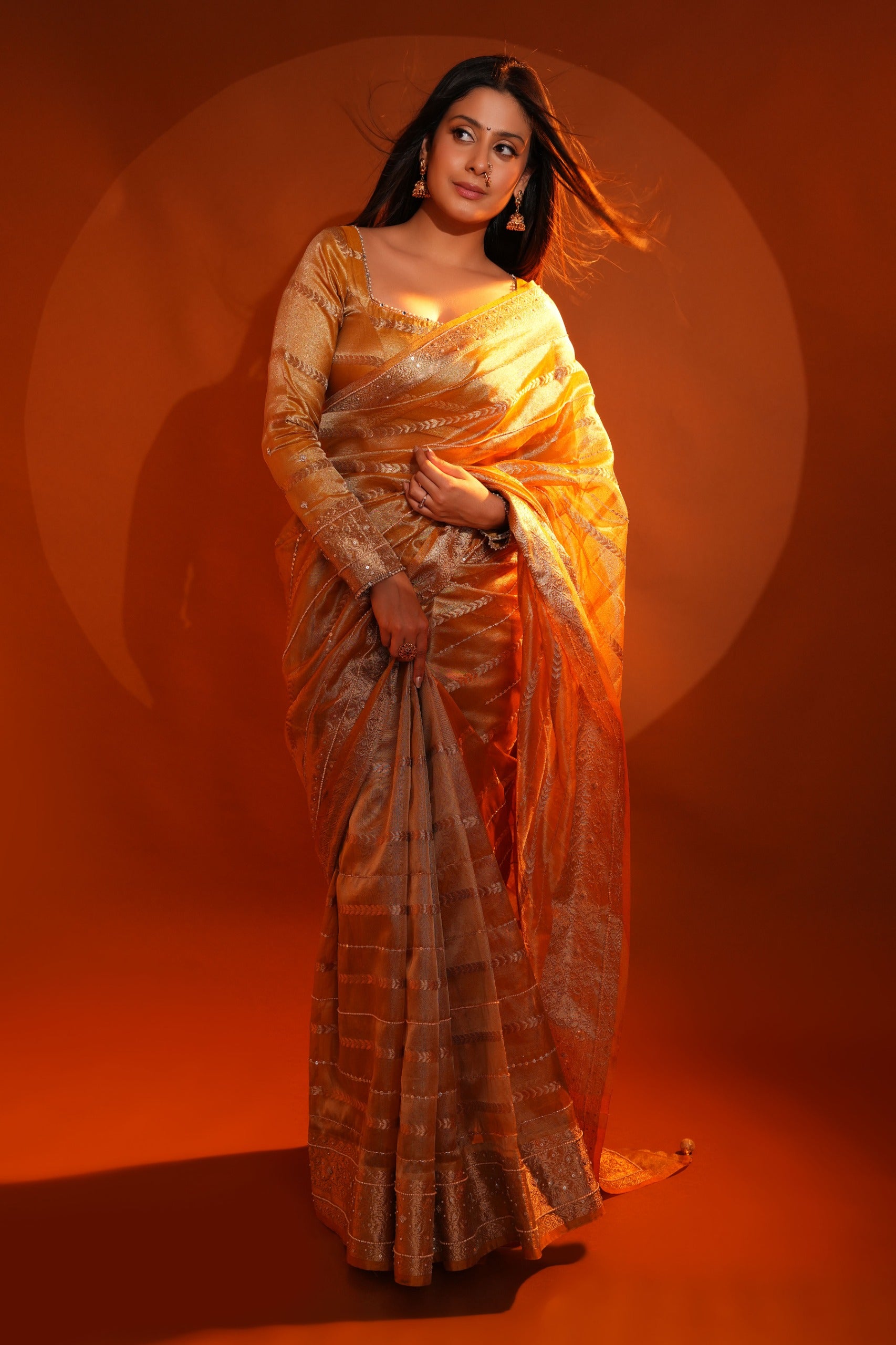 Designer wear saree - Isha Malviya's Choice