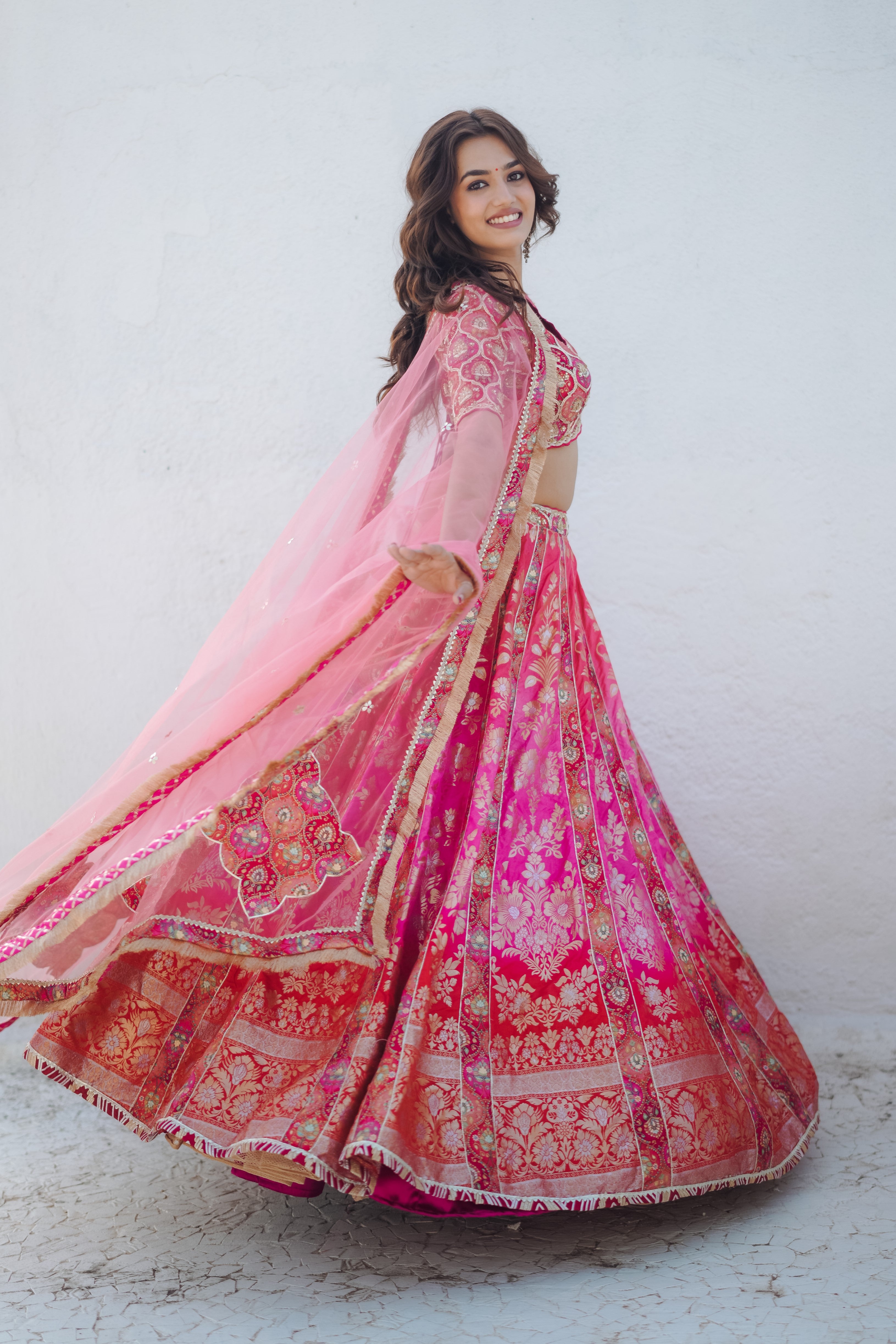 Designer Wear Bridal Lehenga Set