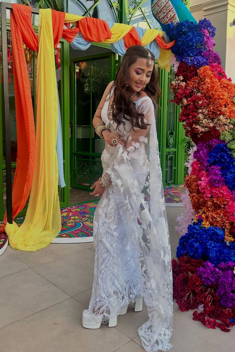 Designer wear saree - Tejasswi Prakash's Choice