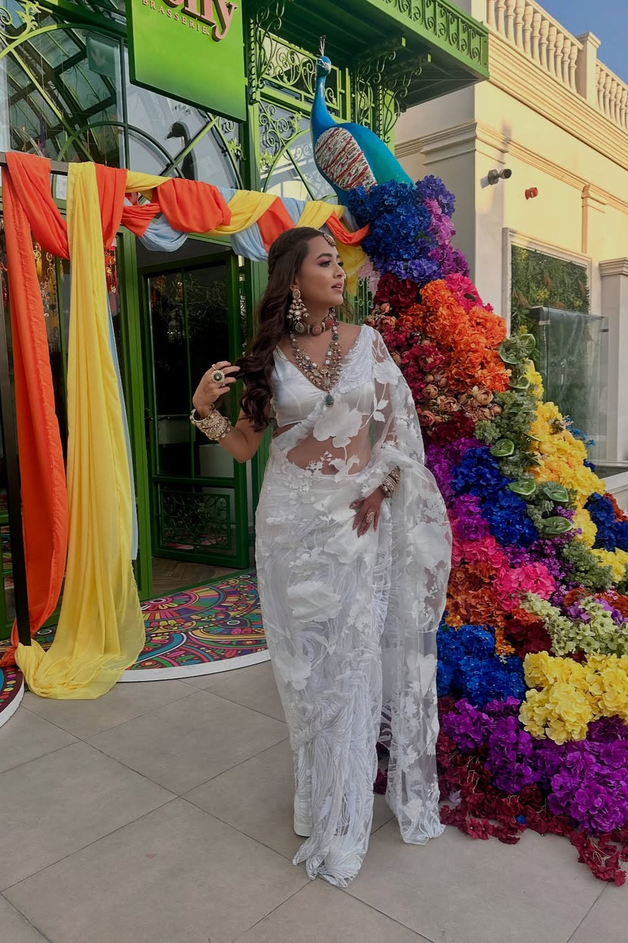 Designer wear saree - Tejasswi Prakash's Choice