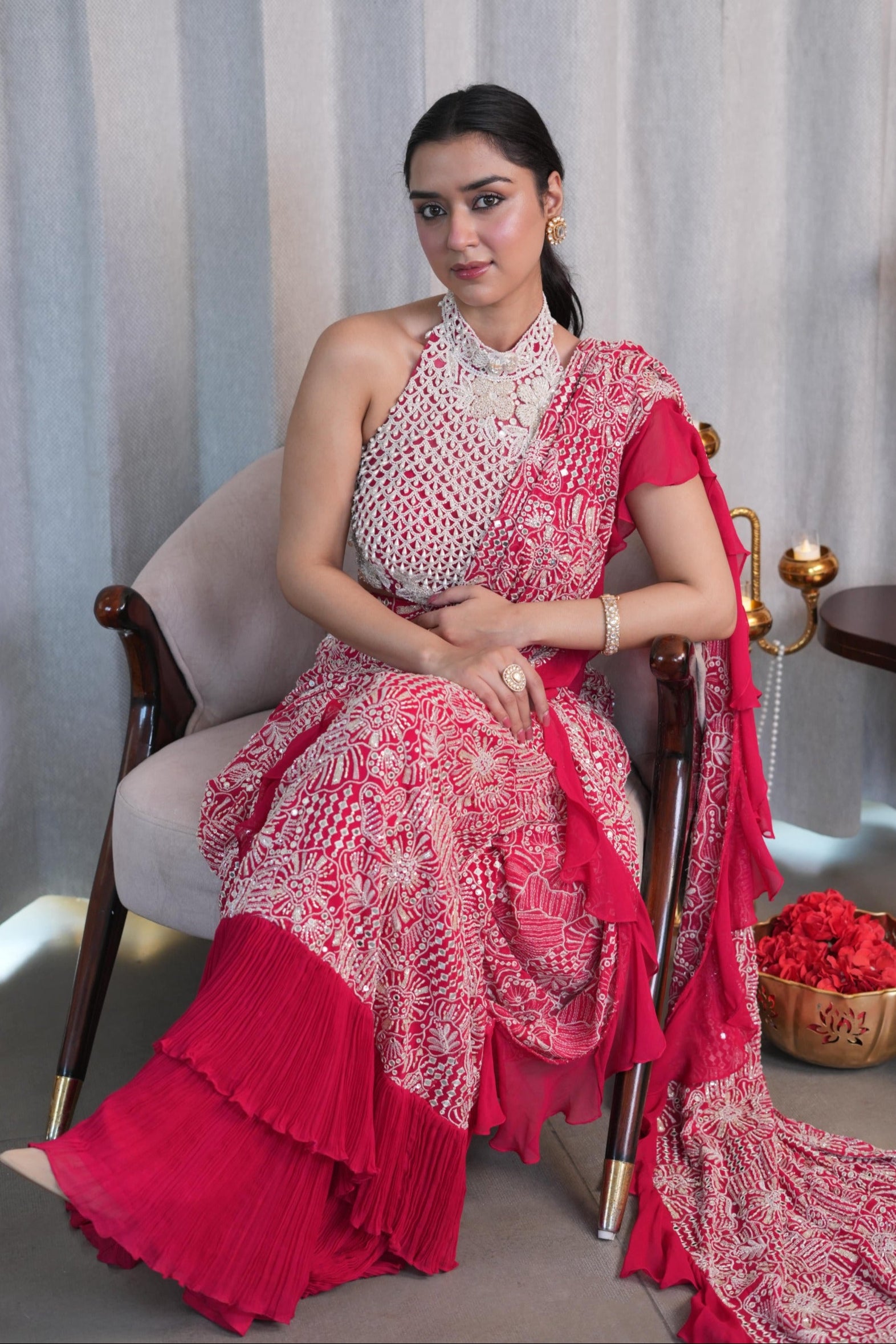 Pre-Draped Saree