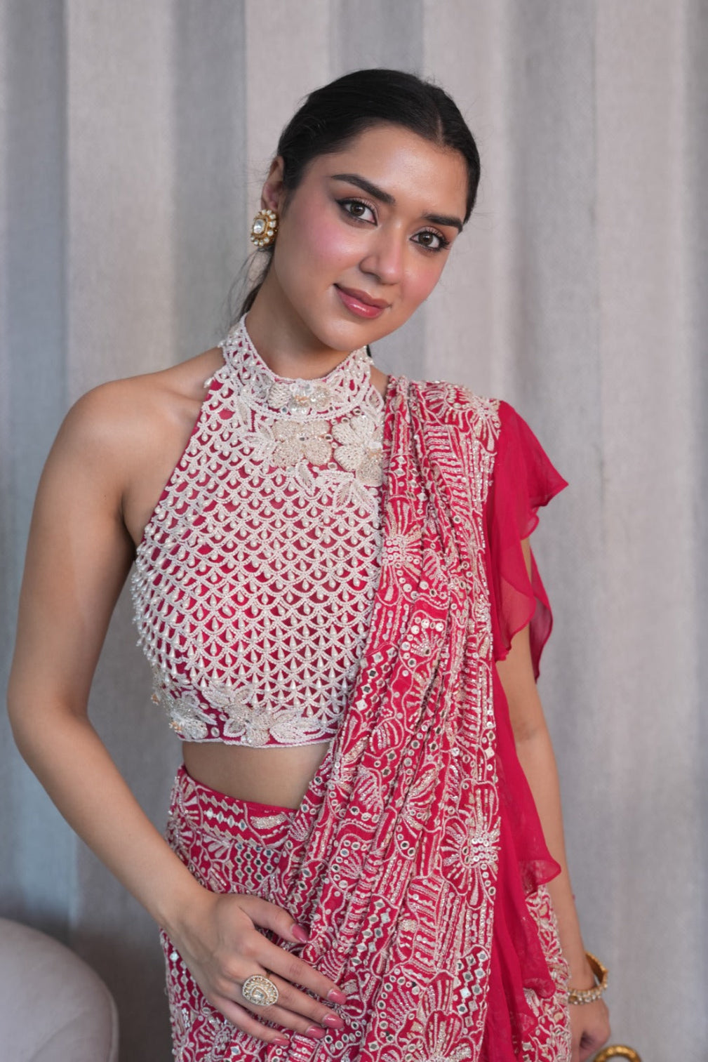 Pre-Draped Saree