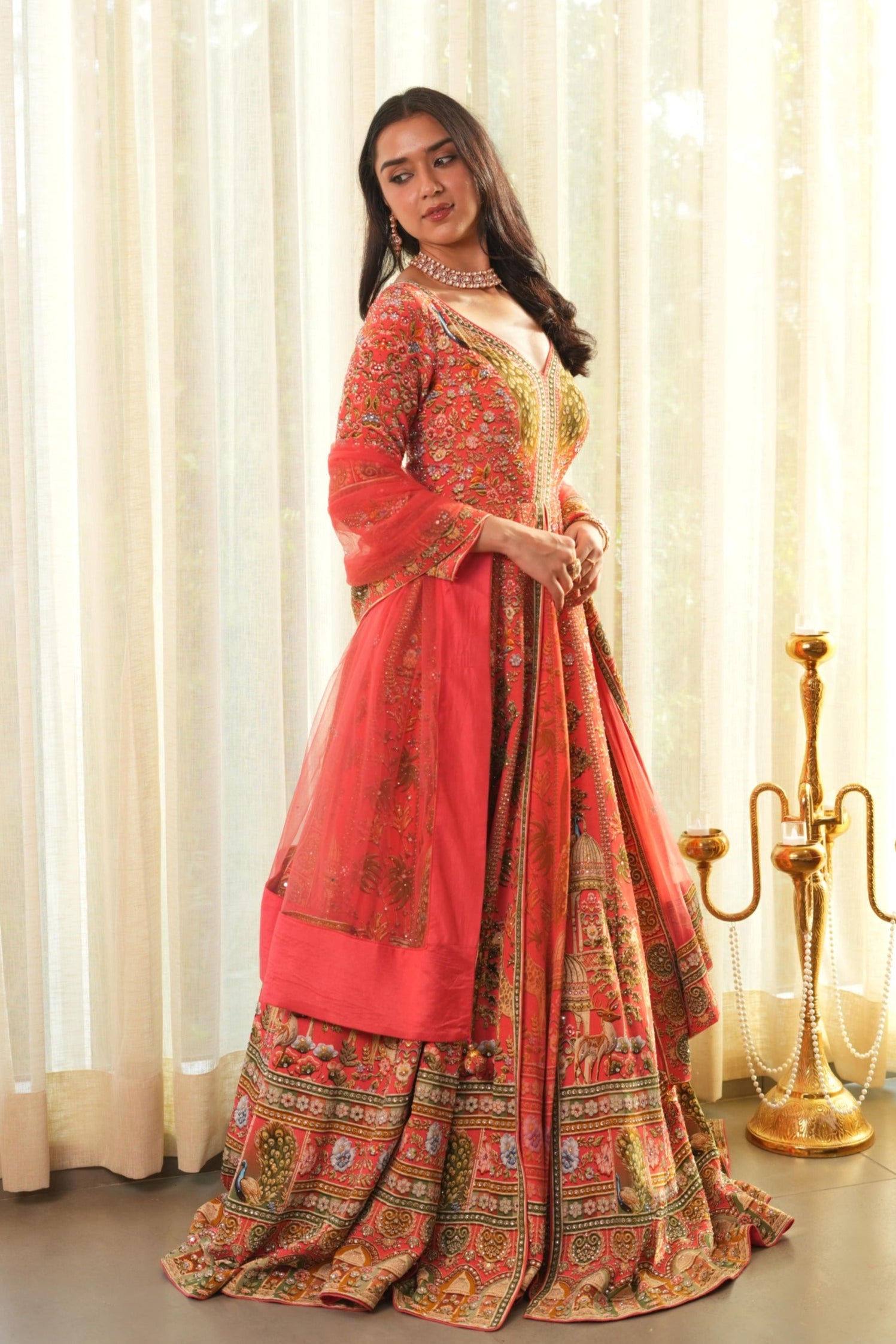 Designer Floor-Length Suit