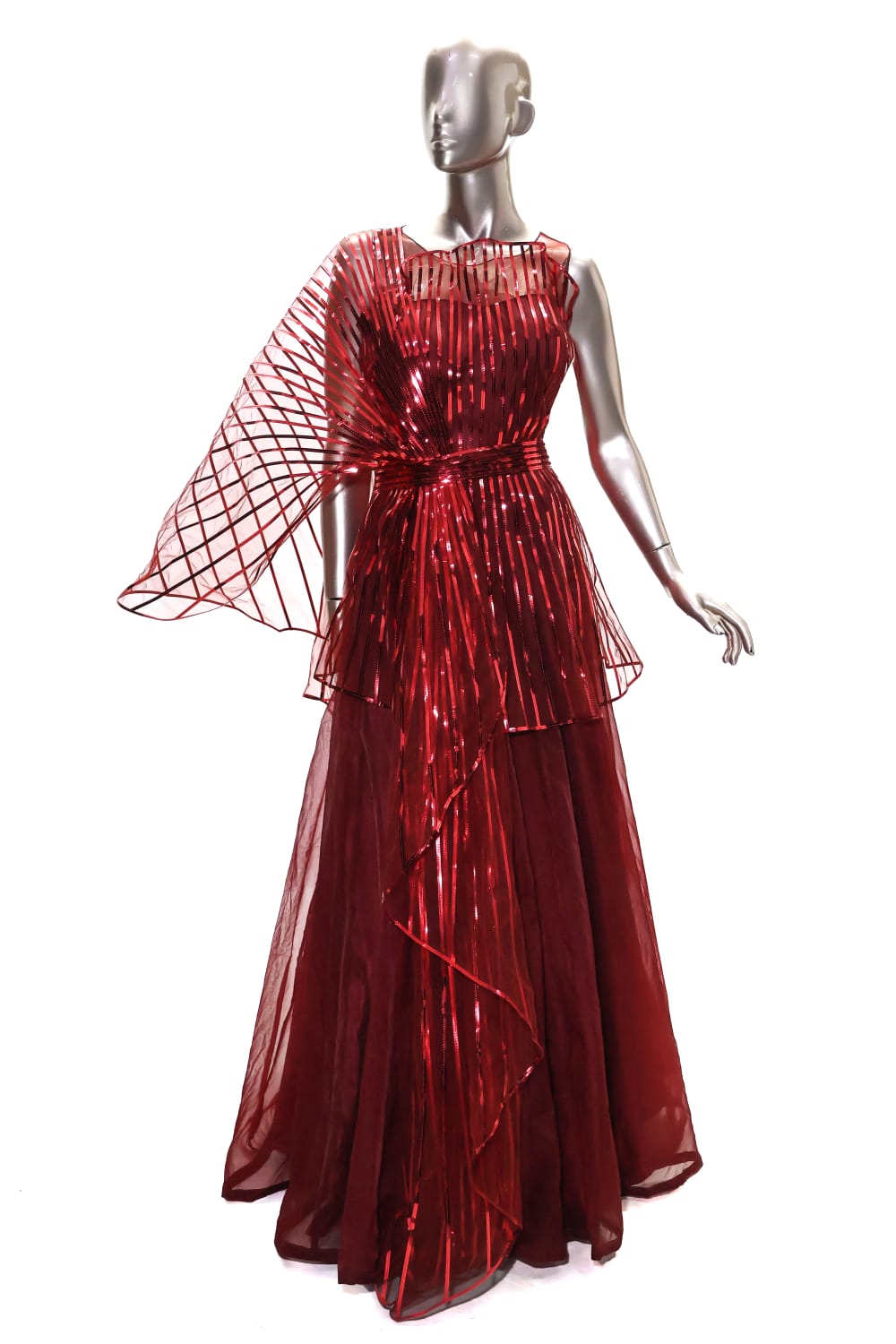 Elegant Net Gown - Manasa Varanasi's Choice