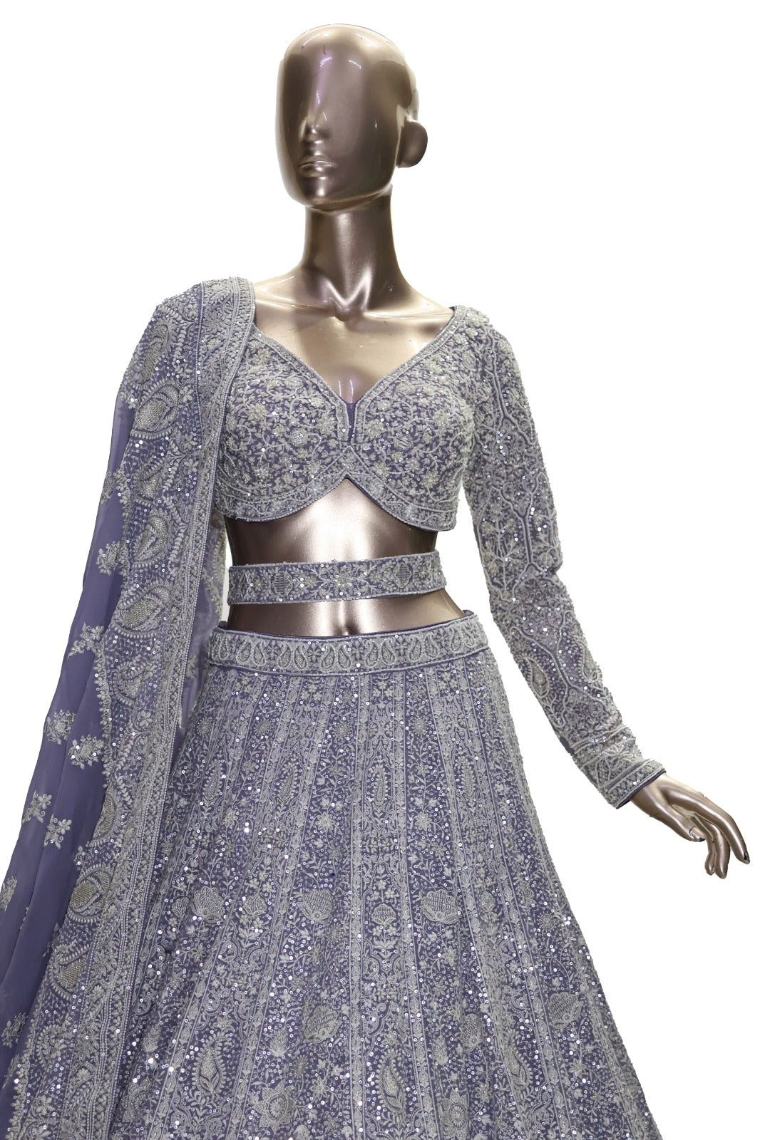 Designer Chikankari Lehenga Choli  - Vidhi Yadav's Choice