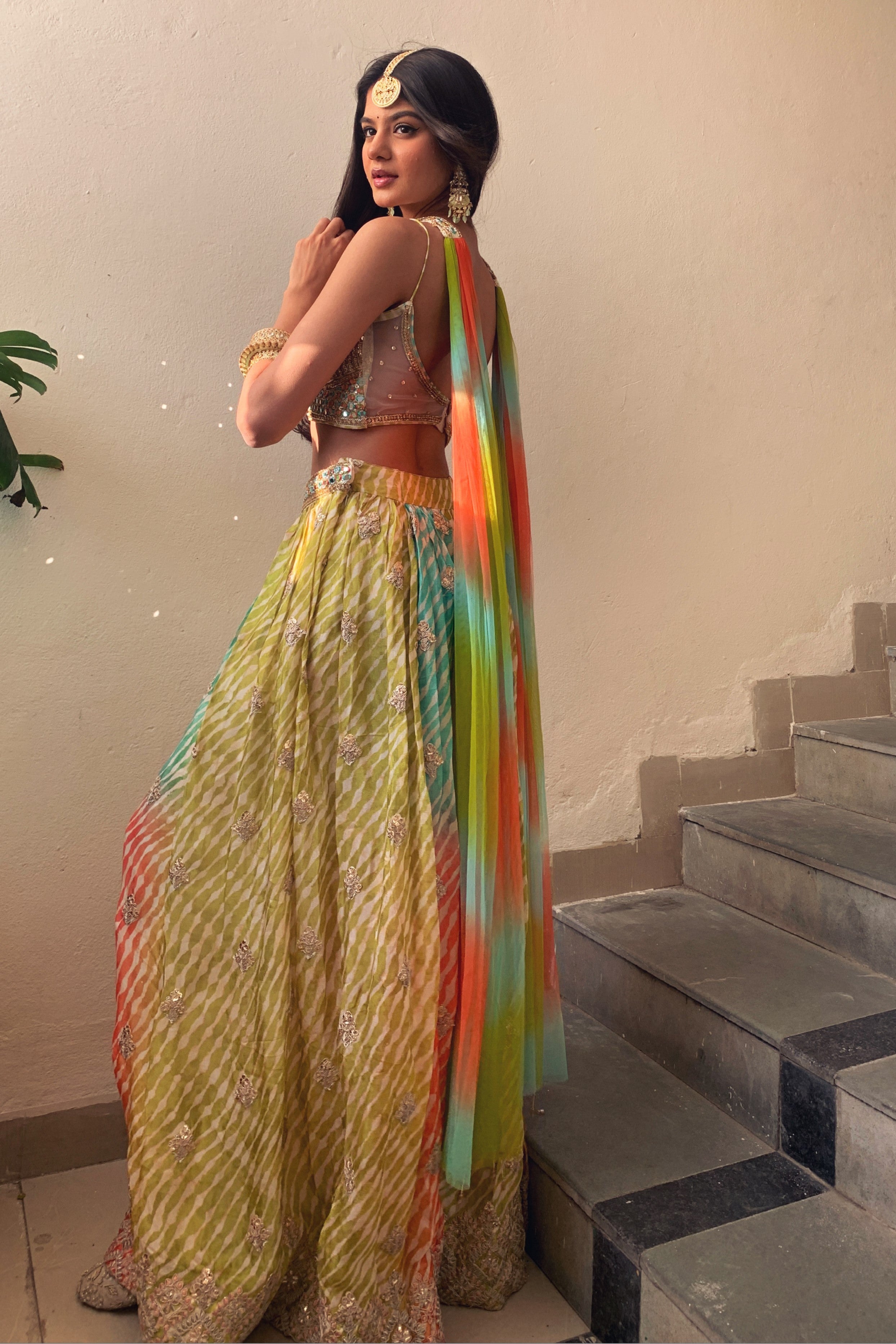 Partywear Colorful Carnival Sharara Dress
