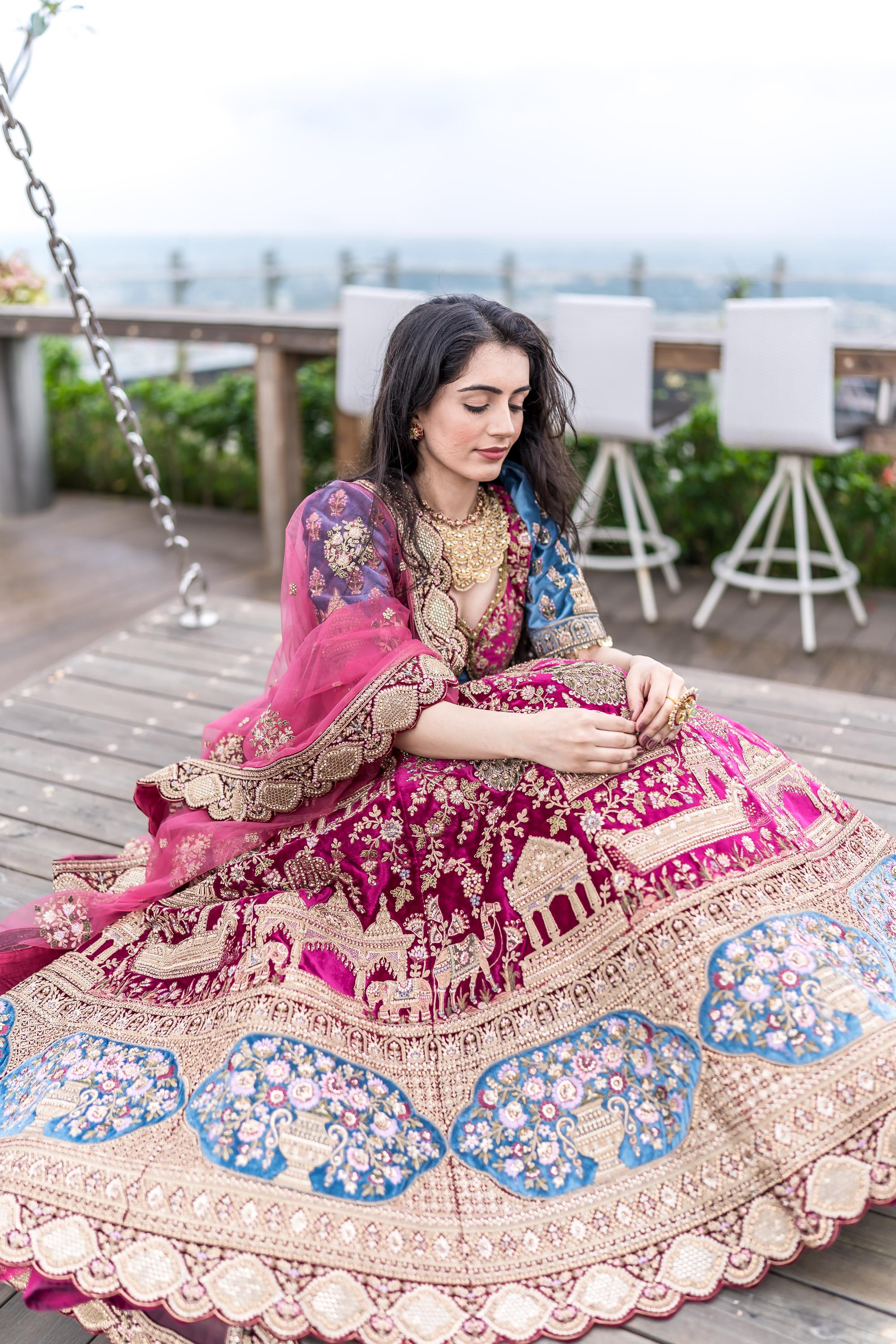 Designer Wedding Wear Bridal Lehenga Choli - Ramy's Choice