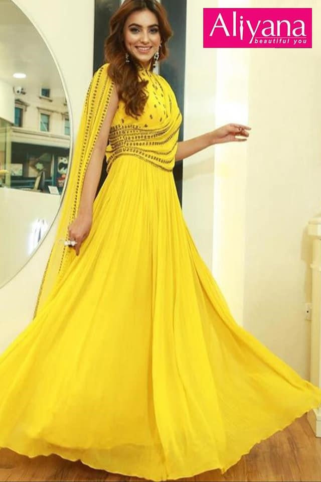 Designer Floor Length Dress- Aanchal Munjal's Choice