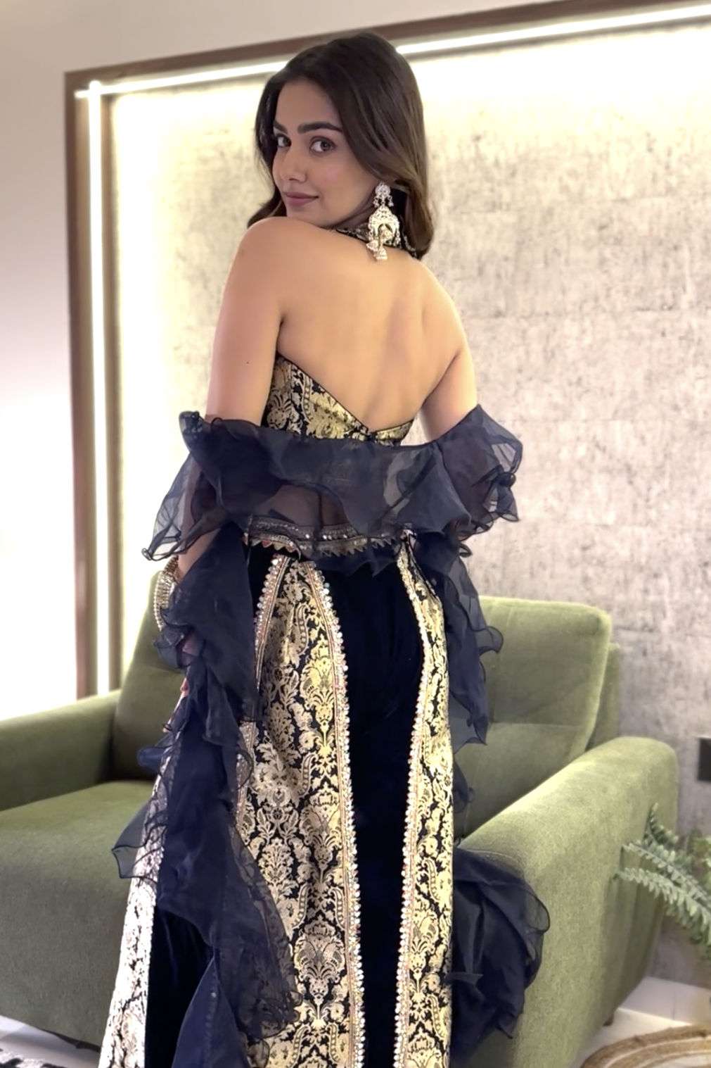 Party wear indo sales western