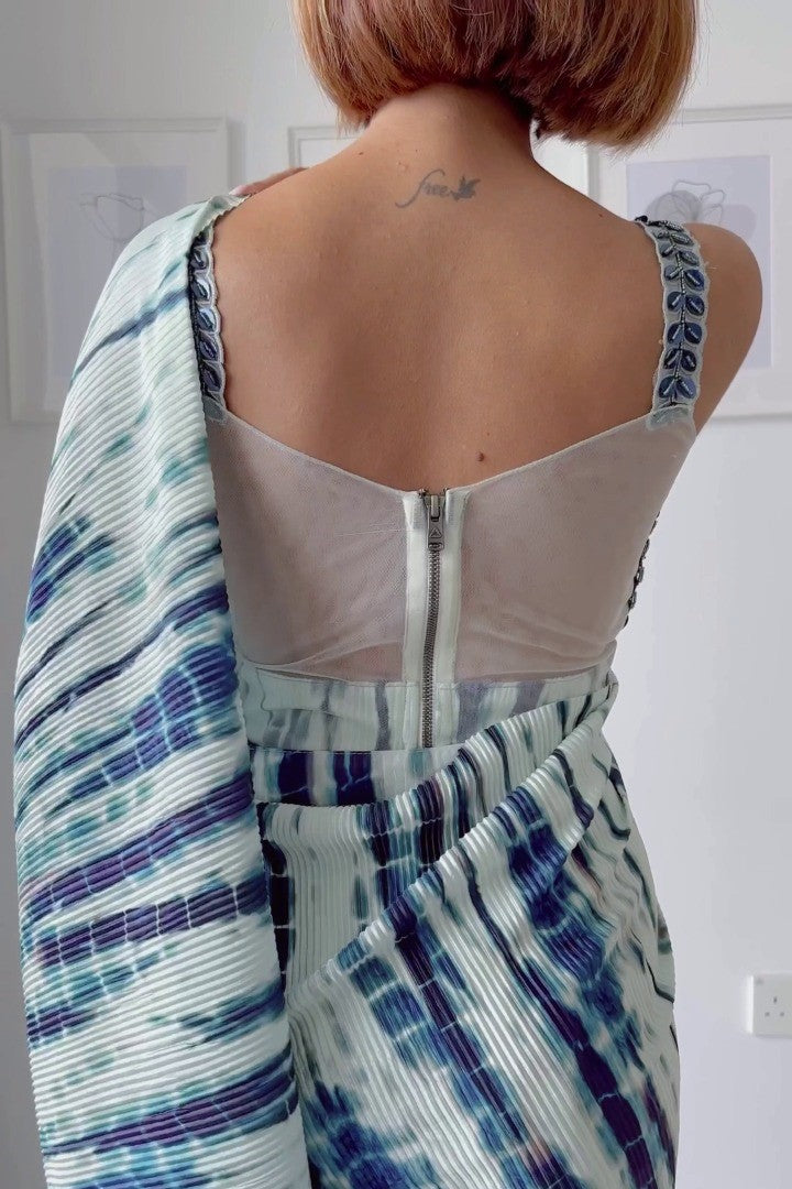Designer Tie & Die Saree - Isha Borah's Choice