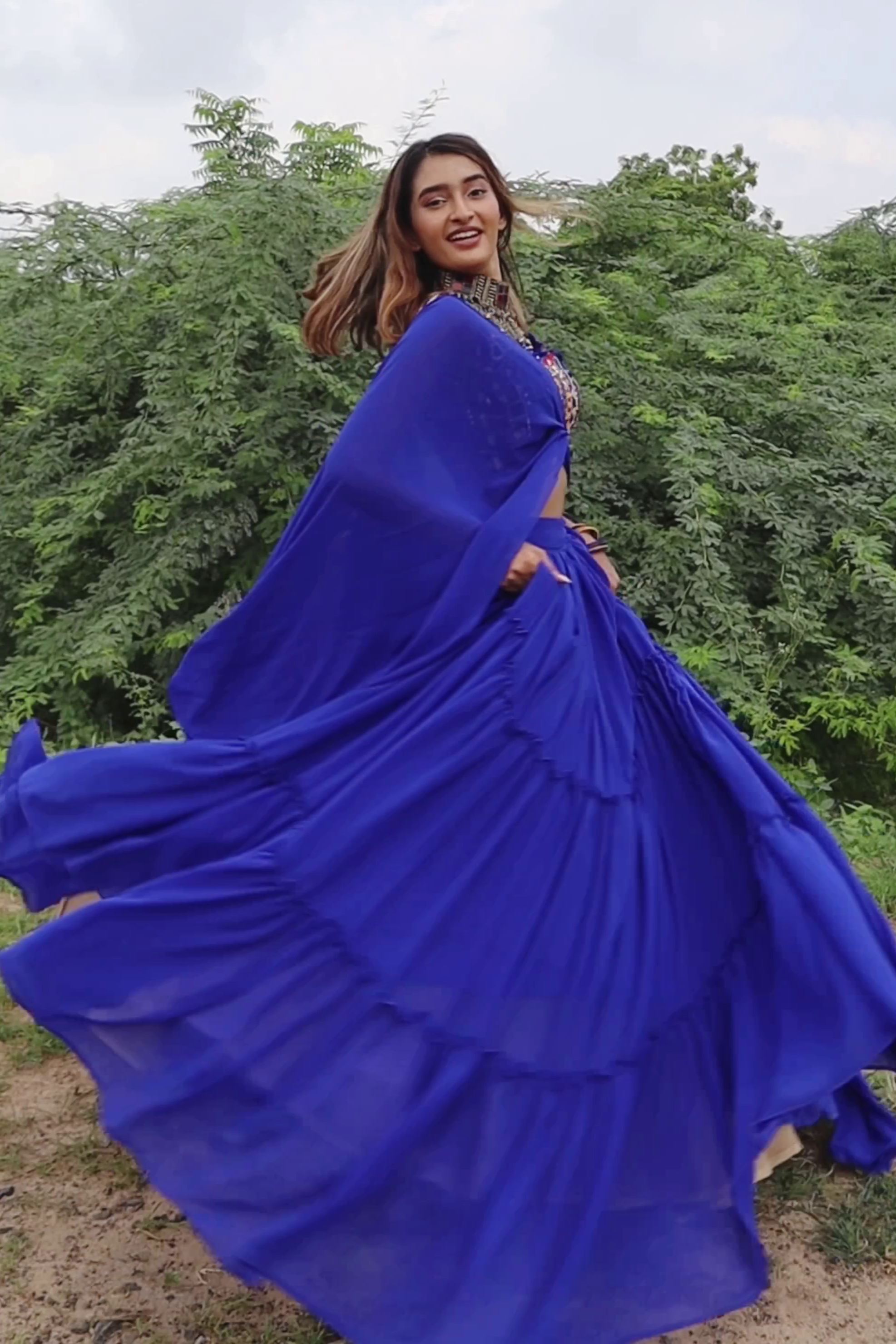 Royal Blue Lehenga Choli - Riya Turakhia's Choice