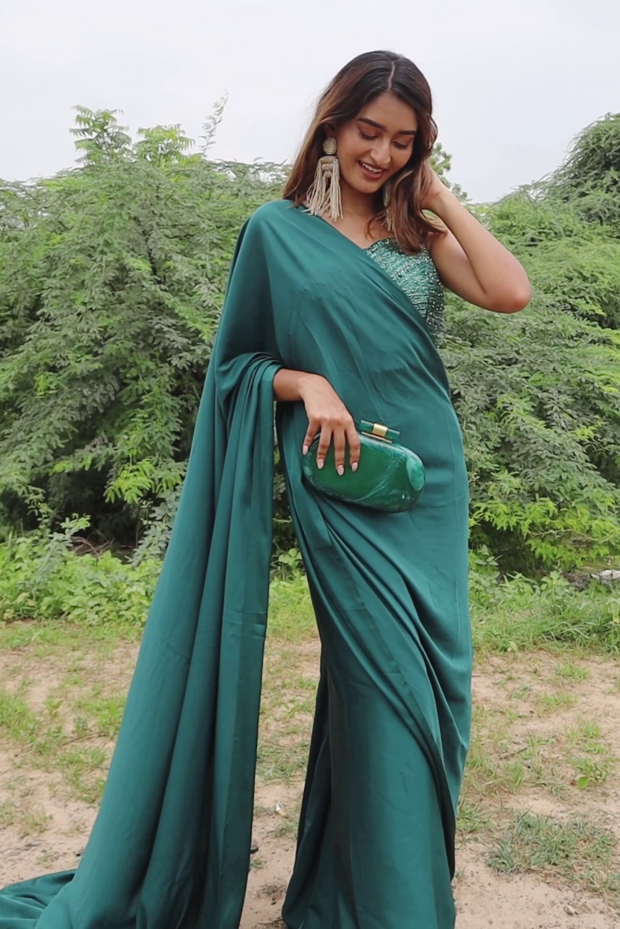 Designer Ready To Wear Saree - Isha Malviya's Choice